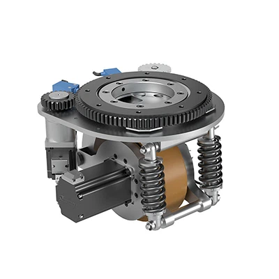 Horizontal Drive Wheel with Spring Dampling